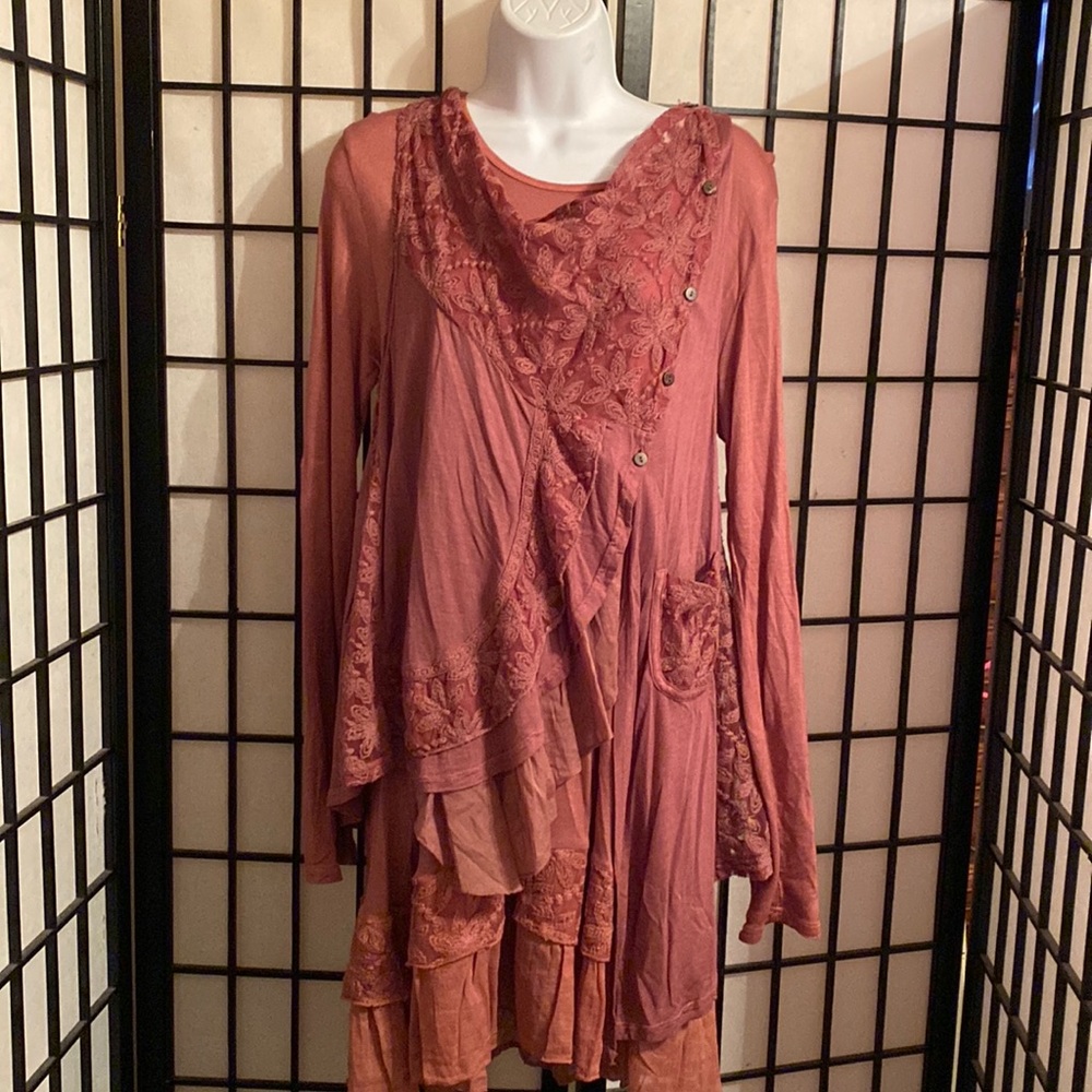 🌸Catalog Classics 2 pc Boho Dress Set Size S🌸